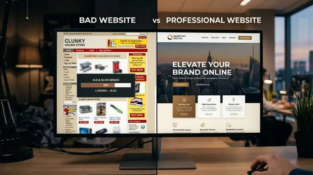 Differnce Btween Good Website and Bad Website