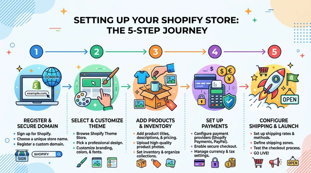 shopify store setup